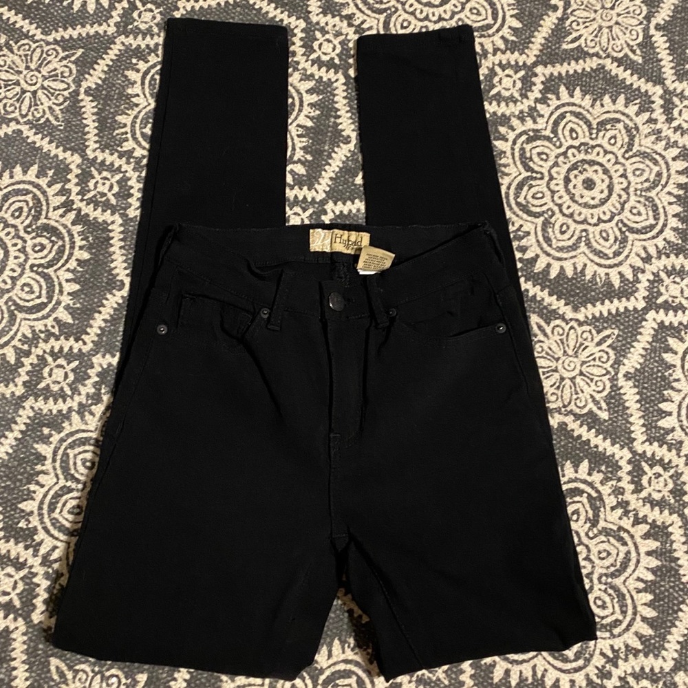 Black jeggings